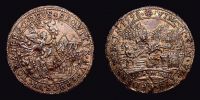 1598 AD., Republic of the Seven United Netherlands, Dordrecht mint, the Dutch victory of Doesburg, Counter, Dugniolle 3449.