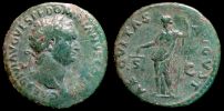  80-81 AD., Domitian, Rome mint, As, RIC 352.