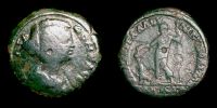 Nikopolis ad Istrum in Moesia Inferior, 202-205 AD., Julia Domna, Tetrassarion, Pick 1456.