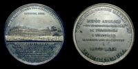 1851 AD., Great Britain, International Exhibition, White Metal Medal, by Allen and Moore, Birmingham, HP C-315.