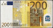 European Union, European Central Bank, Pick 13x. 200 Euro, 2005 AD., Printer: Oberthur, France for Germany, E001D1-X03407787749 Obverse 