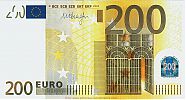 European Union, European Central Bank, Pick 19x.2. 200 Euro, 2002 AD., Printer: Oberthur, France for Germany, E002A3-X05222308196 Obverse 