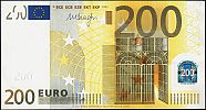 European Union, European Central Bank, Pick 19x.2. 200 Euro, 2002 AD., Printer: Oberthur, France for Germany, E003A2-X06001822766 Obverse 