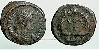 378-383 AD., Theodosius I, Antiochia mint, Ã†4, unlisted. 