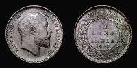 India, British India, 1910 AD., Edward VII, Calcutta mint, 1/12 Anna, KM 498. 
