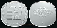 1966-1980 AD., Germany, German Democratic Republic (GDR), EisenhÃ¼ttenstadt medal, produced by Meissen porcellain factory.