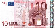 European Union, European Central Bank, Pick 9n. 10 Euro, 2002 AD., Printer: Oesterreichische Banknoten und Sicherheitsdruck GmbH, Vienna, Austria, F020A6-N61283818587 Obverse 