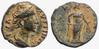 141 AD. and later, Faustina I., ancient forgery, Ã† denarius, cf. RIC 348.