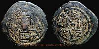  612-613 AD., Heraclius, Kyzikos mint, Follis, Sear 839.