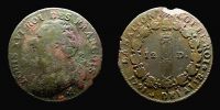 1791 AD., France, Louis XVI, Paris mint, 1 Sol, KM 600.1 var.