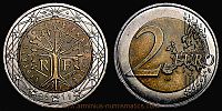 2011 AD., France, Paris mint, 2 Euro, KM 1414. 