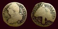 1792 AD., France, Louis XVI, Lille mint, 2 Sols, KM 603.16.