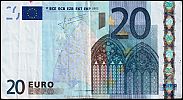 European Union, European Central Bank, Pick 10e. 20 Euro, 2002 AD., Printer: Johan Enschede en Zonen (Netherlands) for Slovakia, G012I2-E03611723538 Obverse 