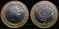 2001 AD., United Kingdom, Elizabeth II, Royal mint, 2 Pounds, KM 994. 