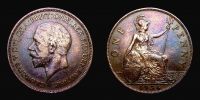 1936 AD., Great Britain, George V, Royal mint London, 1 Penny, KM 838.