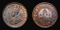 India, British India, 1932 AD., George V, Calcutta mint, 1/12 Anna, KM 509. 