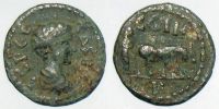 Parion in Mysia, 198-209 AD., Geta Caesar, Quadrans, cf. BMC 110.