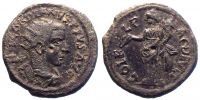 Deultum in Thracia, 238-244 AD., Gordian III, 3 Assaria, Moushmov 3702.