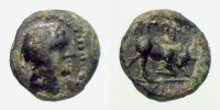 Gortyna, Crete, 220 BC., Ã† 14, BMC 69-74.