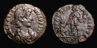 378-383 AD., Gratian, Aquileia mint, Ã† 2, RIC 30a2.