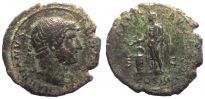 125-128 AD., Hadrian, Rome mint, As, RIC 678 var.