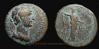 Ilion in Troas, 117-138 AD., Hadrian, Assarion, Bellinger T132 var.