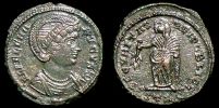 326 AD., Helena, Treveri mint, Follis, RIC 481.