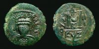  612-613 AD., Heraclius, Kyzikos mint, Follis, Sear 839.