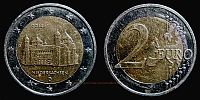 2014 AD., Germany, Federal States series, state of Niedersachsen commemorative, 2 Euro, Karlsruhe mint, KM 334. 