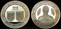 1978 AD., Germany, Federal Republic, Bochum, Maiabendgesellschaft, silver medal by Intercoin, Bochum.