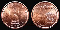 2013 AD., Italy, Rome mint, 2 Euro Cent, KM 211. 