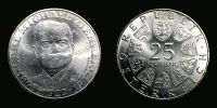 1972 AD., Austria, 50th anniversary death of Carl Michael Ziehrer commemorative, Vienna / Wien mint, 25 Schilling, KM 2912.