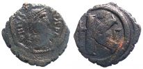  518-527 AD., Justin I., Constantinopolis mint, Ã† Half Follis, Sear 68.