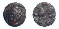 Pannonia,   50-10 BC., Kapostal type, Ã† or billon Drachm,  Lanz coll. 818.