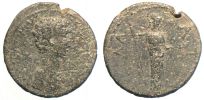 Kallatis in Moesia Inferior, 198-209 AD., Geta as Caesar, Æ25, unlisted.