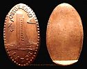 2002-2016 AD., Germany, Federal Republic, elongated coin souvenir, Ostseebad Laboe / Laboe Naval Memorial commemorative, cf. KM Germany 208. 