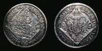 1695 AD., Hapsburg monarchy, Leopold I, Kremnica / Kremnitz mint (Hungary), Â¼ Taler, HuszÃ¡r 1410.