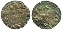 1158-1214 AD., Castilia, Alfonso VIII, Toledo mint, Dinero pepiÃ³n.