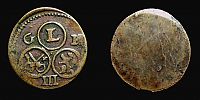 1622 AD., Germany, Liegnitz in Silesia, 3 Heller, Fr. & S. 3593.