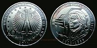 2011 AD., Germany, Federal Republic, 200th anniversary of Franz Liszt commemorative, Karlsruhe mint, 10 Euro, KM 295. 