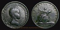 1644 AD., France, Louis XIIII, commemorative medal to remember the pacification of Italy 1644, by J. Mauger, Medal, lead or white metal (19th century?) cast, cf. Divo 10.