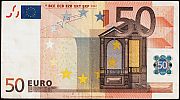 European Union, European Central Bank, Pick 11v.1. 50 Euro, 2005 AD., Printer: FÃ¡brica Nacional de Moneda y Timbre (Spain), M041C4-V43891635514 Obverse 