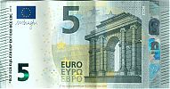 European Union, European Central Bank, Pick 20m. 5 Euro, 2013 AD. Printer: Valora S.A., Carregado, Portugal, M004C5-MA1332079787 Obverse