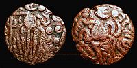 Sri Lanka,  985 - 1014 AD., Chola Occupation, RajaRaja Chola, 1 Massa, Mitchiner 732. 