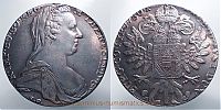 Habsburg Monarchy, Maria Theresia, Thaler fake, dated 1780 AD., produced ca. 1980-2010,  cf. KM T1.