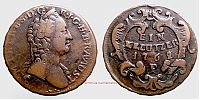 1762 AD., German States, Bohemia, Habsburg monarchy, Maria Theresia, Prague / Prag mint, 1 Kreutzer, KM 1993. 