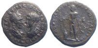 Markianopolis in Moesia Inferior, 217-218 AD., Macrinus and Diadumenian, 5 Assaria, Pick 728.