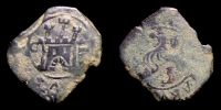 1602-1620 AD., Spain, Felipe III, Cuenca mint, 4 Maravedis, CayÃ³n 4067 ff.