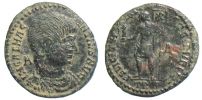 350-353 AD., Magnentius, Treveri mint, Maiorina, RIC 160A.