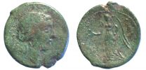 Messana in Sicily,  200-35 BC., Ã† Trionkion, Calciati 46.
